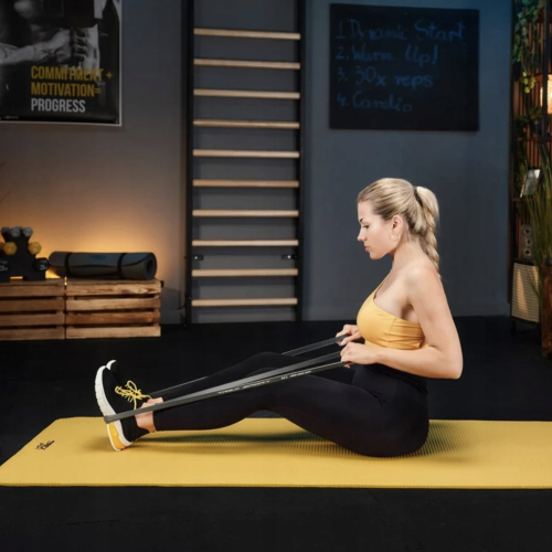 Резинка для фитнеса  Trex Sport TX-004PB 4в1 2-41 кг - фото №2